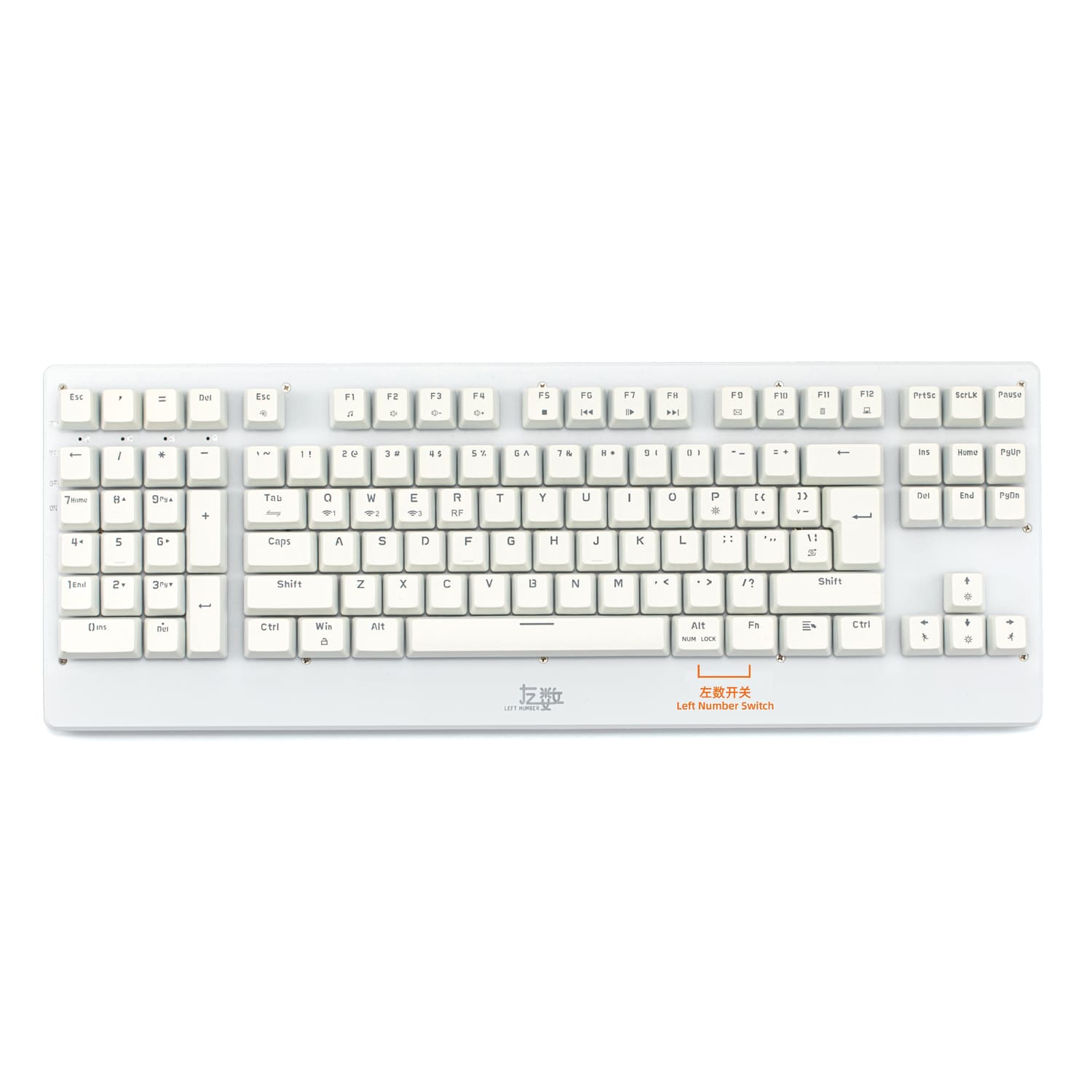 Left Numeric Mechanical Keyboard Tri-Mode Flagship Edition ZY-2216